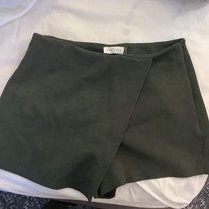 Olive green skort